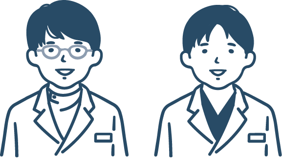 喜多川利昭院長 喜多川孝欽副院長 イラスト